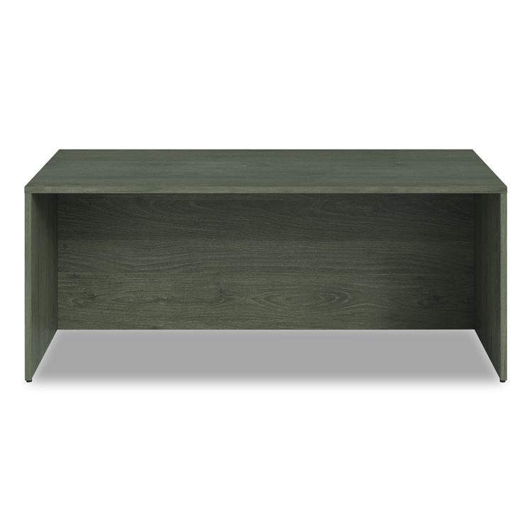 Alera Seville Series Desk Shell, 72" x 36" x 29", Walnut