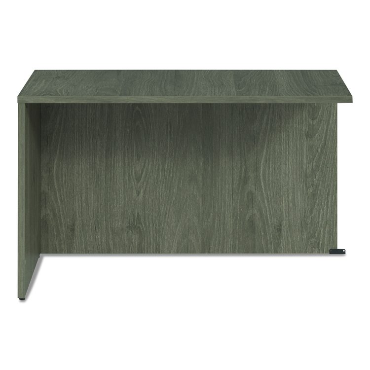 Alera Seville Series Return Shell, Reversible, 48" x 24" x 29", Walnut