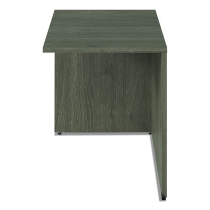 Alera Seville Series Return Shell, Reversible, 48" x 24" x 29", Walnut
