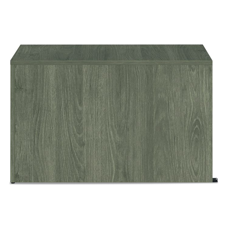 Alera Seville Series Return Shell, Reversible, 48" x 24" x 29", Walnut