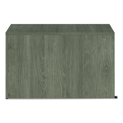 Alera Seville Series Return Shell, Reversible, 48" x 24" x 29", Walnut