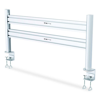 Slat Rail for Slat Wall System for 32" TVs, 3.39w x 1.8d x 41h, Silver, Supports 33 lb