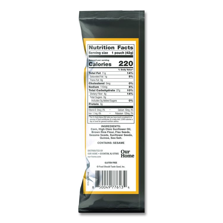 Tortilla Chips, Multigrain with Sea Salt, 1.5 oz., 24/Carton