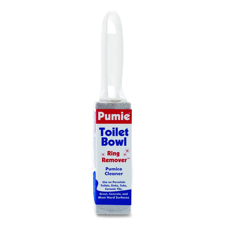 Toilet Bowl Ring Remover with Handle, 1.25 x 5, Gray, 6/Pack