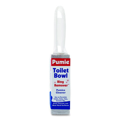 Toilet Bowl Ring Remover with Handle, 1.25 x 5, Gray, 6/Pack
