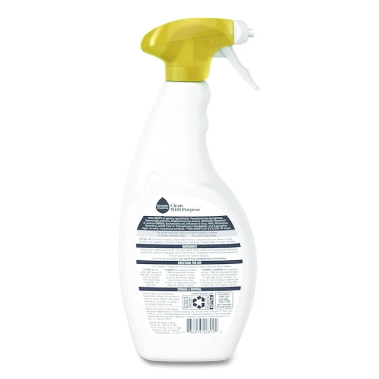 Botanical Disinfecting Multi-Surface Cleaner, Lemongrass Citrus, 26 oz Spray Bottle