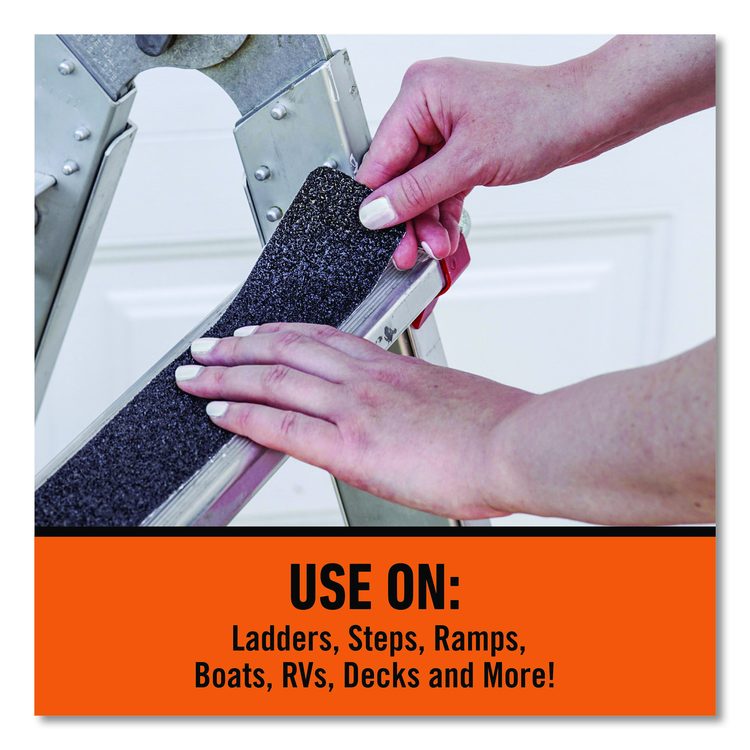 Tread Tape, 3" Core, 2" x 10 ft, Black