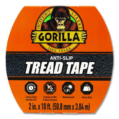 Tread Tape, 3" Core, 2" x 10 ft, Black