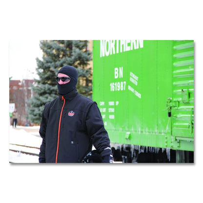 N-Ferno 6821 Fleece Balaclava Face Mask, Polyester, One Size Fits Most, Black