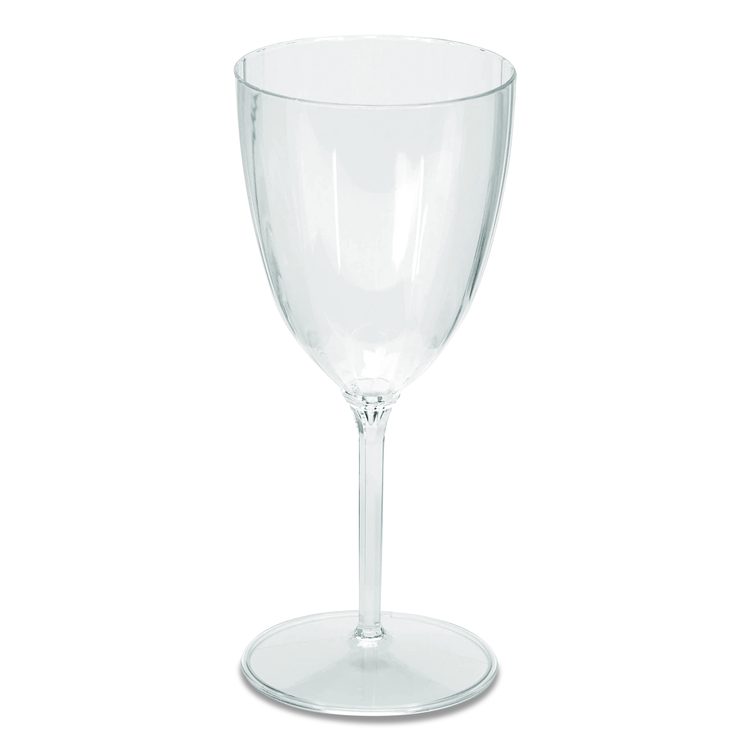 Classicware One-Piece Stemware, 6 oz, Plastic, Clear, 100/Carton