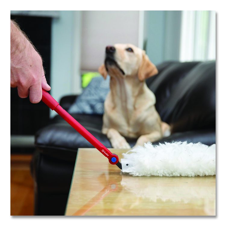 Flex and Catch Duster Heavy-Duty Refills, Polyester, White, 5/Pack