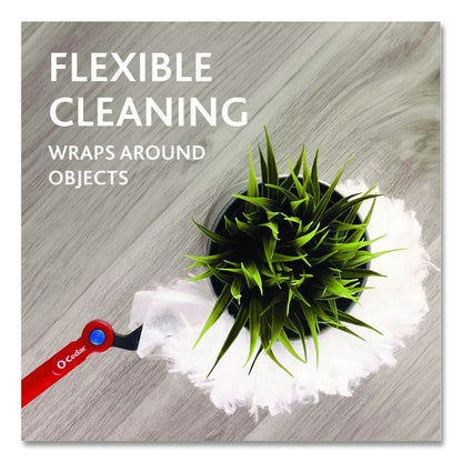 Flex and Catch Duster Heavy-Duty Refills, Polyester, White, 5/Pack, 4 Packs/Carton