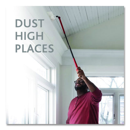 Flex and Catch Duster Heavy-Duty Refills, Polyester, White, 5/Pack, 4 Packs/Carton