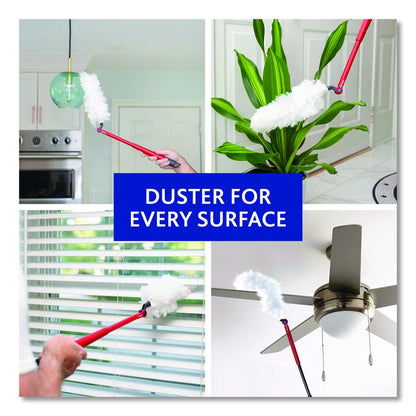 Flex and Catch Duster Heavy-Duty Refills, Polyester, White, 10/Pack
