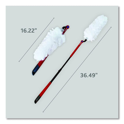 Flex and Catch Heavy-Duty Dusting Kit, 1 Duster Wand and 3 Refills, 6/Carton