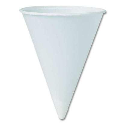 Cone Water Cups, ProPlanet Seal, 4 oz, Paper, White, 200/Bag, 25 Bags/Carton