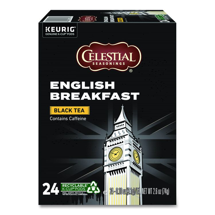 English Breakfast Black Tea K-Cups, 24/Box
