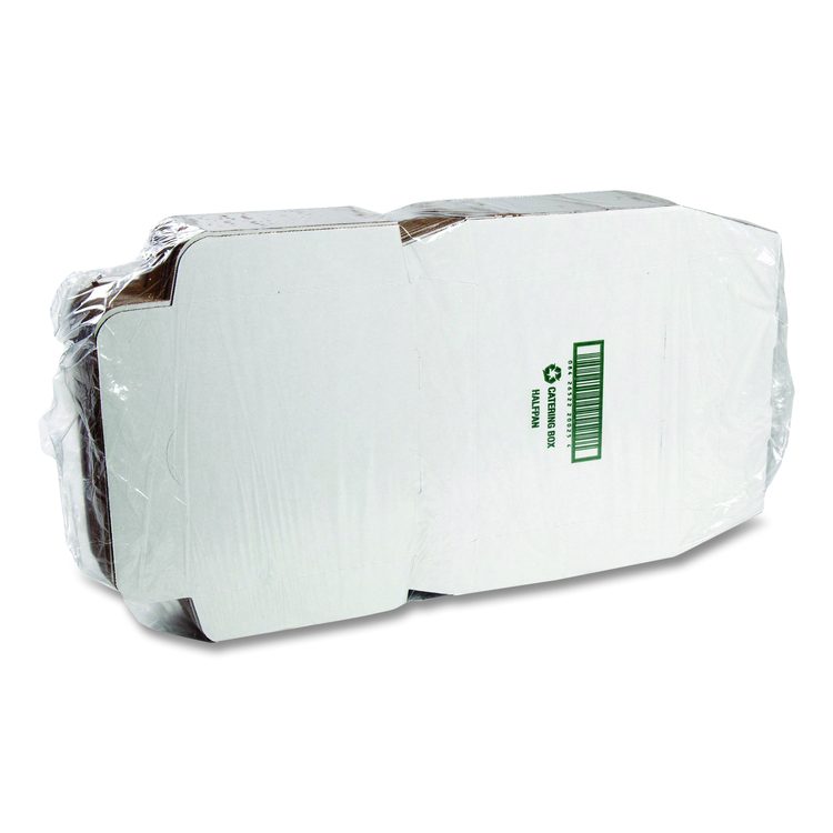 Catering Boxes, 10.88 x 13 x 3, White, Paper, 50/Carton