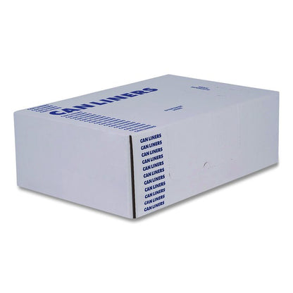Linear Low-Density Can Liners, 16 gal, 0.5 mil, 24" x 32", Clear, 500/Carton