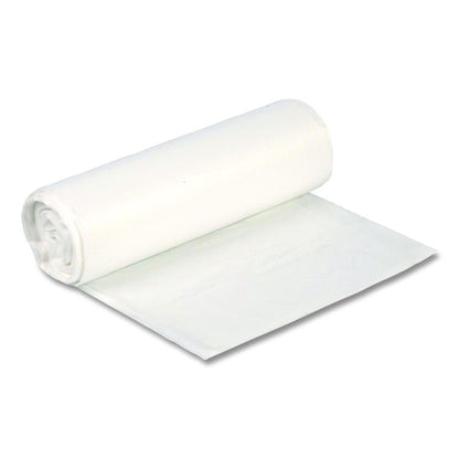 High-Density Can Liners, 16 gal, 8 mic, 24 x 33, Natural, Perforated Roll, 1,000/Carton