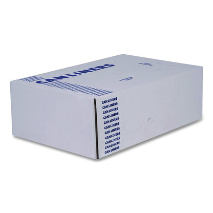 High-Density Can Liners, 16 gal, 8 mic, 24 x 33, Natural, Perforated Roll, 1,000/Carton