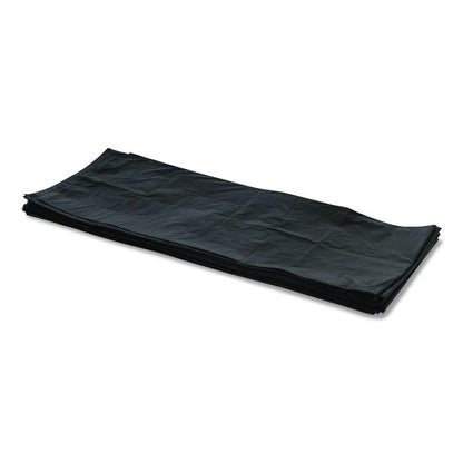 Linear Low Density Can Liners, 56 gal, 1.5 mil, 46' x 50", Black, 100/Carton