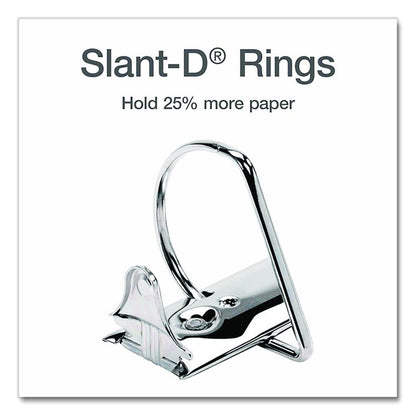 XtraLife ClearVue Non-Stick Slant-D Ring Binder, 3 Rings, 2" Capacity, 11 x 8.5, White