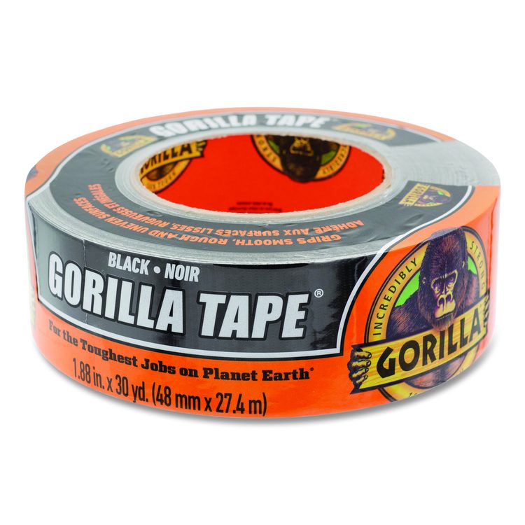 Gorilla Tape, 3" Core, 1.88" x 30 yds, Black