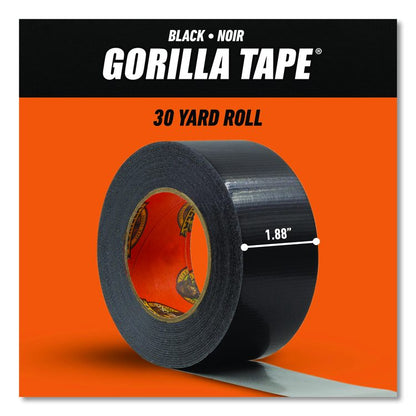 Gorilla Tape, 3" Core, 1.88" x 30 yds, Black