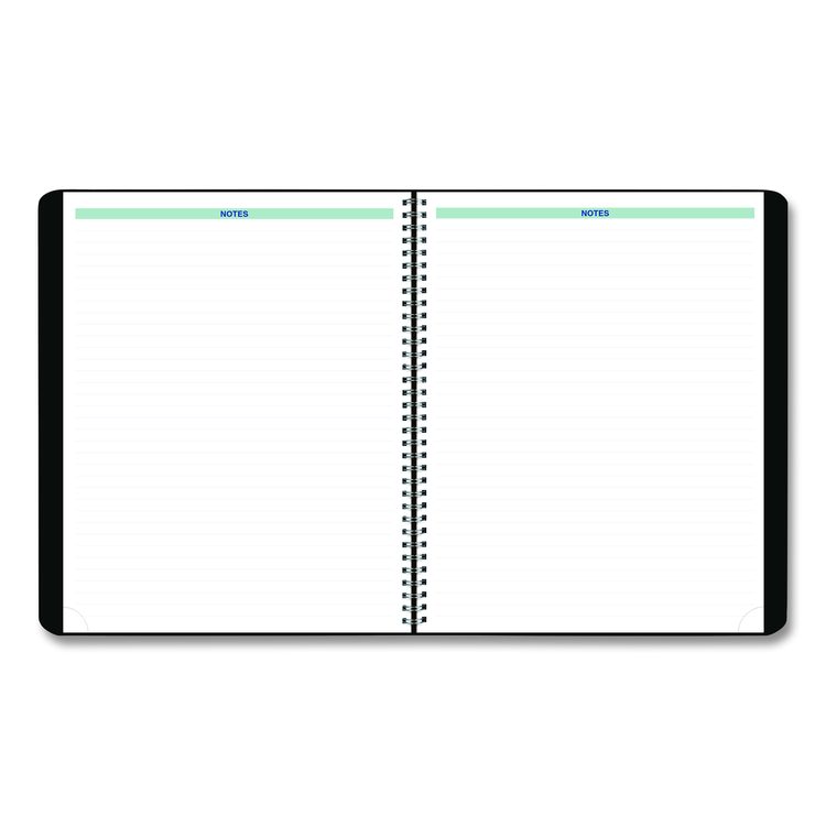 Plan and Link Monthly Planner, 11" x 9.06", Black Cover, 16-Month: Sept 2025 to Dec 2026