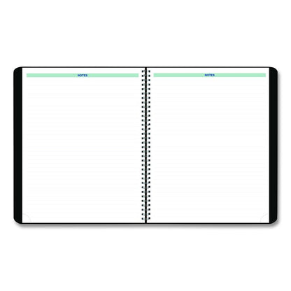 Plan and Link Monthly Planner, 11" x 9.06", Black Cover, 16-Month: Sept 2025 to Dec 2026