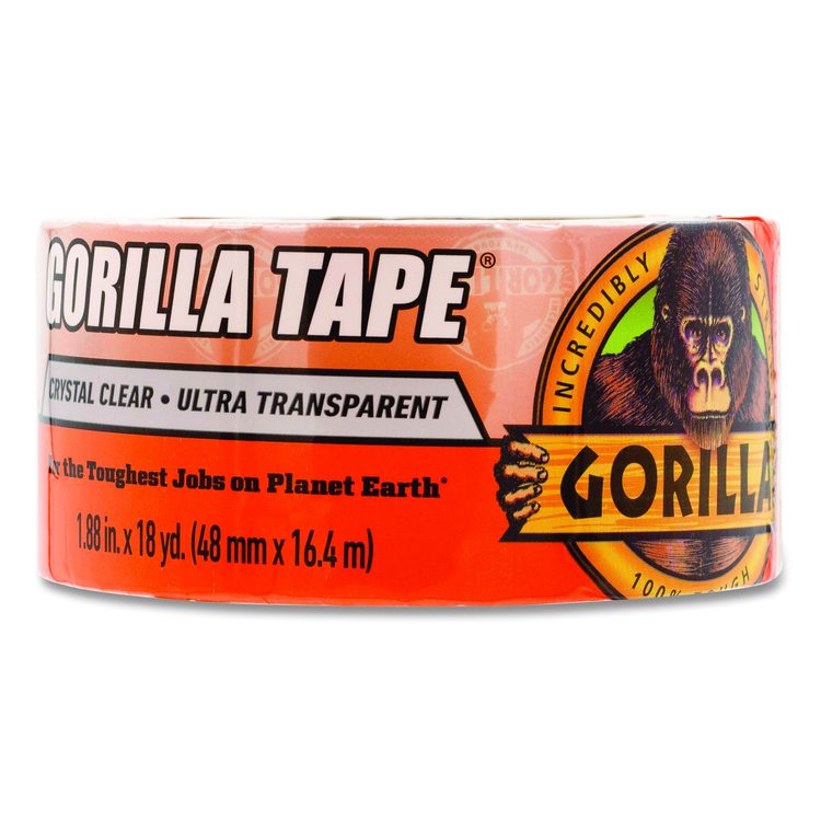 Crystal Clear Tape, 3" Core, 1.88" x 18 yds