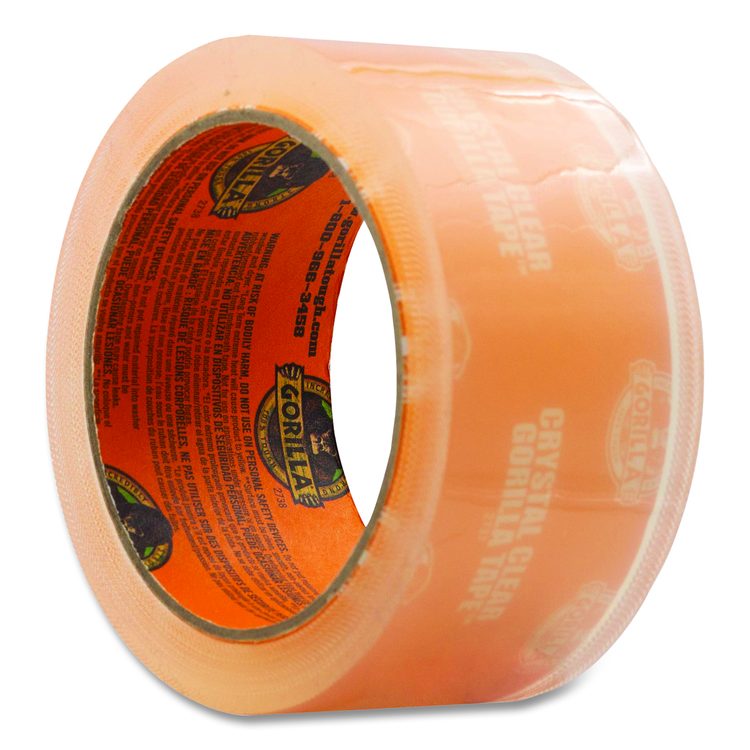 Crystal Clear Tape, 3" Core, 1.88" x 18 yds
