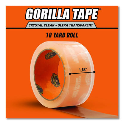 Crystal Clear Tape, 3" Core, 1.88" x 18 yds