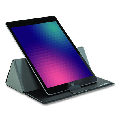 Foldio Laptop and Tablet Stand, +30 Tilt, 9.5" x 14.5" x 3", Black, Supports 7 lb