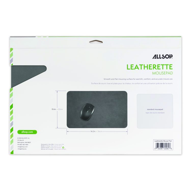 Mouse Pad, 14.2 x 8.66 x 0.25, Black