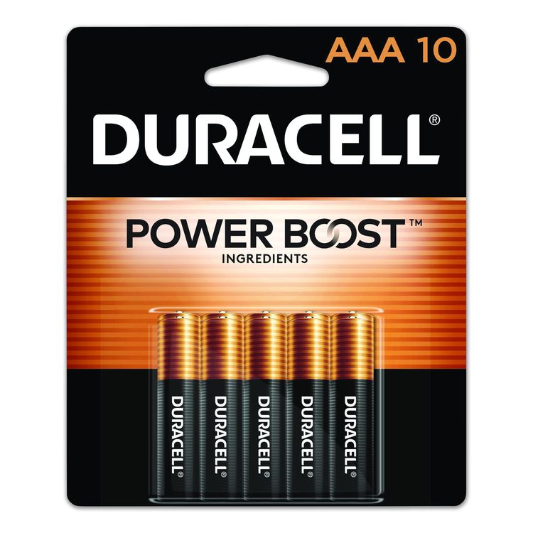 POWER BOOST Coppertop Alkaline AAA Batteries, 10/Pack