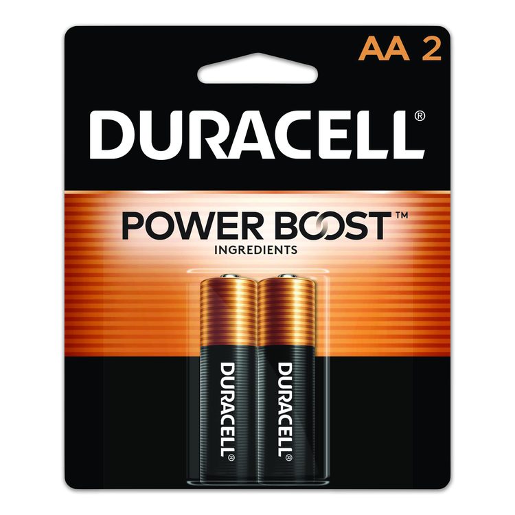 POWER BOOST Coppertop Alkaline AA Batteries, 2/Pack