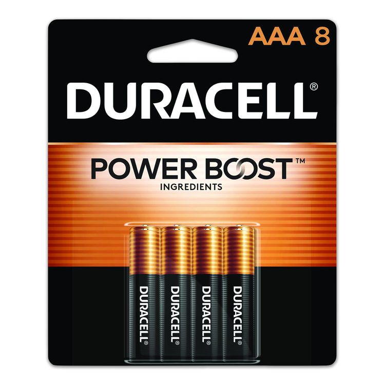 POWER BOOST Coppertop Alkaline AAA Batteries, 8/Pack, 40 Packs/Carton