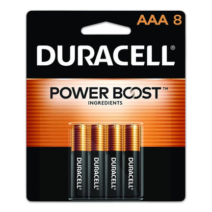 POWER BOOST Coppertop Alkaline AAA Batteries, 8/Pack, 40 Packs/Carton
