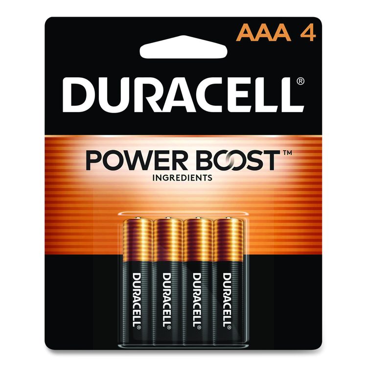 POWER BOOST Coppertop Alkaline AAA Batteries, 4/Pack