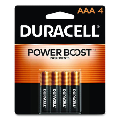 POWER BOOST Coppertop Alkaline AAA Batteries, 4/Pack