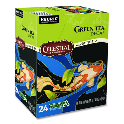 Decaffeinated Green Tea K-Cups, 24/Box