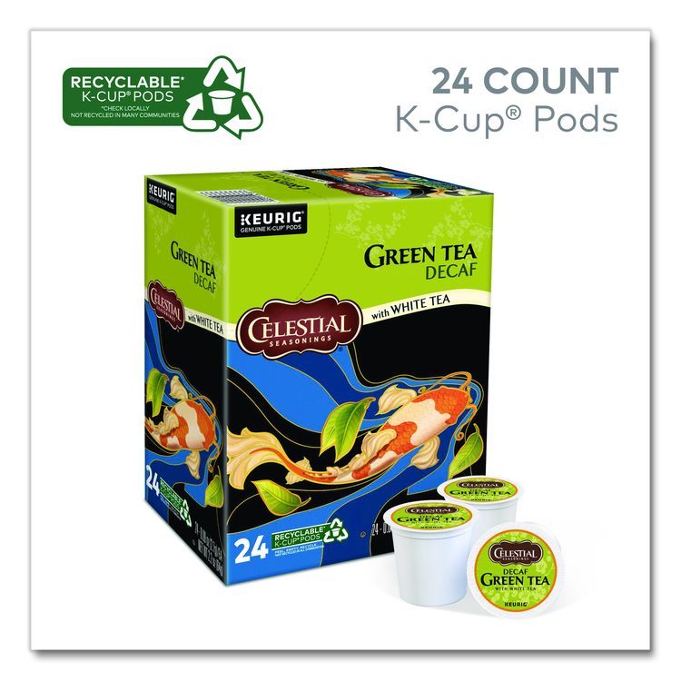 Decaffeinated Green Tea K-Cups, 96/Carton