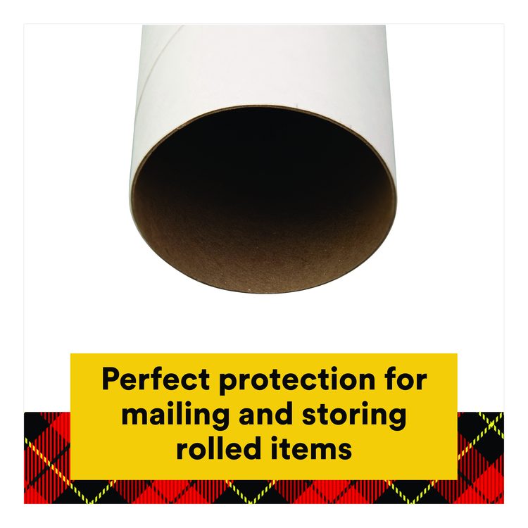 Mailing Tube, 36" Long, 3" Diameter, White
