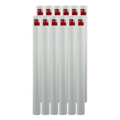 Mailing Tube, 48" Long, 4" Diameter, White, 12/Carton