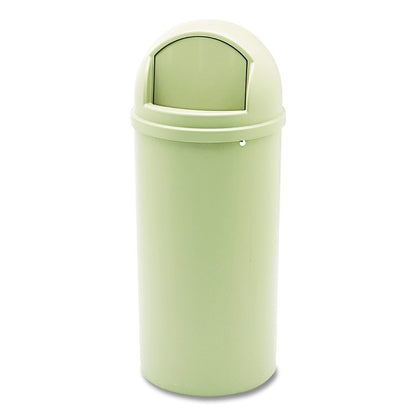 Marshal Classic Container, 15 gal, Plastic, Beige