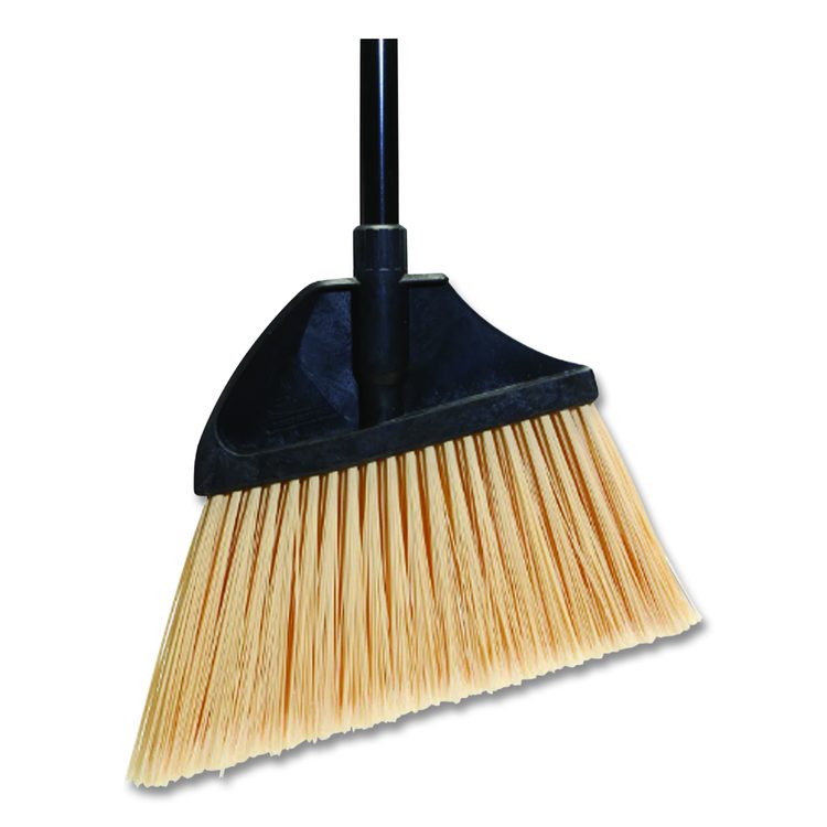 MaxiPlus Professional Angle Broom, 51" Length, Black, 4/Carton