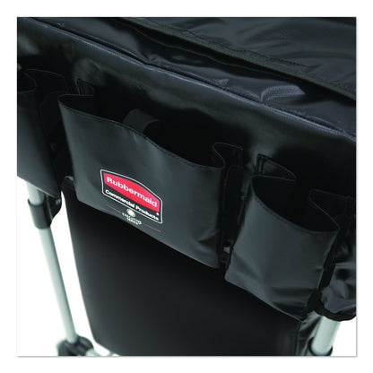 Storage/Trash Compartment Cover, Cloth, Black