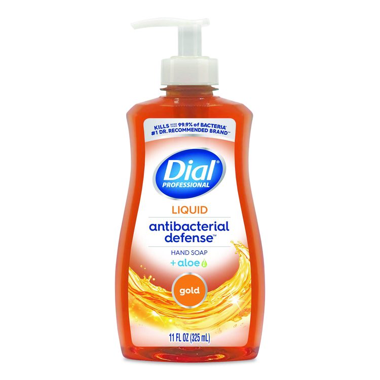 Antibacterial Defense Gold Hand Soap, Original Scent, 11 oz Pump Bottle, 12/Carton